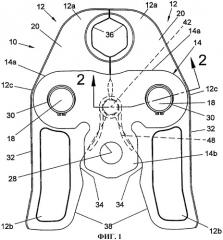 Комплект губок опрессовочного инструмента (патент 2401732)