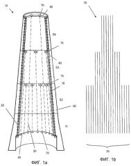 Конструкция антенной вышки с шахтой инженерного обеспечения (патент 2424406)