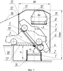 Вагон для перевозки автомобилей (патент 2643017)