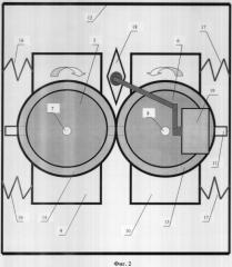 Устройство преобразования энергии вращательного движения в поступательное (патент 2304340)