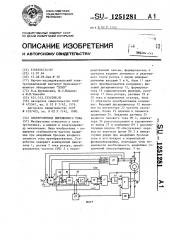 Электропривод переменного тока (патент 1251281)