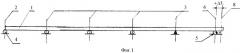 Способ монтажа многопролетного неразрезного пролетного строения моста (патент 2357039)