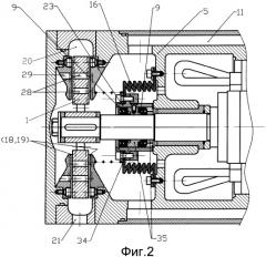 Электроприводной вихревой теплогенератор (патент 2306495)