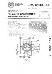 Виброиспытательная установка (патент 1270603)