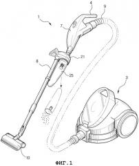 Пылесос циклонного типа и труба для манипулирования для такого пылесоса (патент 2264781)