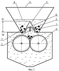 Электрогидравлическая валковая дробилка (патент 2393921)