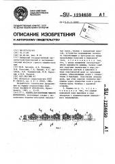 Машина для плетения гибкого перекрытия (патент 1234650)