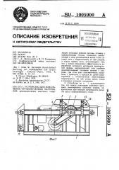 Устройство для измельчения крупнокусковых материалов (патент 1005900)
