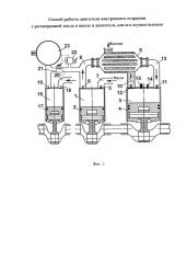 Способ работы двигателя внутреннего сгорания с регенерацией тепла в цикле и двигатель для его осуществления (патент 2641180)