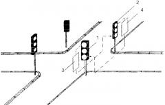 Способ управления включением светофоров на регулируемом перекрестке (патент 2340949)