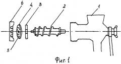 Мясорубка (патент 2402971)