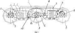 Трехосная тележка рельсового транспортного средства (патент 2618609)