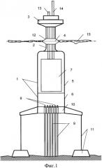 Ледостойкая плавучая морская платформа для добычи нефти и газа (варианты) (патент 2351502)