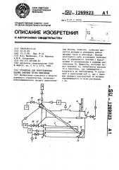 Установка для приготовления черных вяжущих путем окисления (патент 1269823)