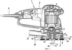 Эксцентриковая шлифовальная машина (патент 2464151)