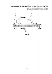 Интенсивный конденсатор пара с контрастным и градиентным смачиванием (патент 2640888)