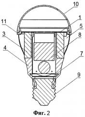 Светодиодная лампа (патент 2516228)