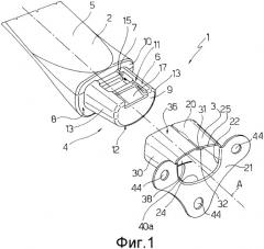 Соединительный элемент, устройство для прикрепления соединительного элемента к рукоятке кухонной утвари и узел рукоятки кухонной утвари с таким устройством (патент 2336799)