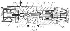 Гидравлический дискретный регулятор давления с электромагнитным приводом (патент 2455549)