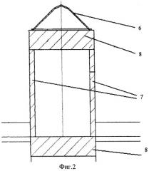 Анодный кожух алюминиевого электролизера с верхним токоподводом и самообжигающимся анодом (патент 2274681)