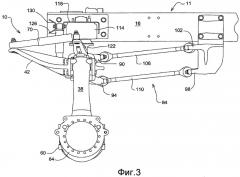 Подрессоренный мост для опрыскивающей машины (патент 2488267)