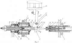 Установка для запрессовки и закатки баллистического наконечника на снаряде (патент 2667991)