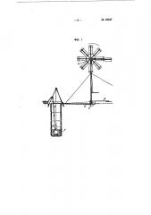 Ветронасосная установка для водоснабжения, например, отгонных пастбищ (патент 93247)