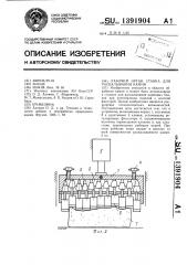 Рабочий орган станка для раскалывания камня (патент 1391904)