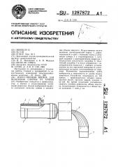 Искусственная вагина для получения спермы от хряков (патент 1287872)