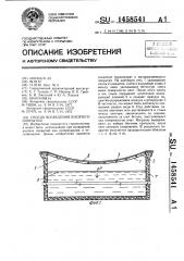 Способ возведения висячего покрытия (патент 1458541)