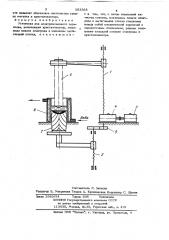 Установка для электрошлакового переплава (патент 363358)