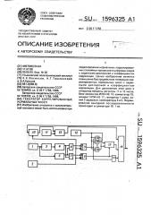 Генератор коррелированных нормальных чисел (патент 1596325)