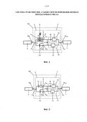 Система трансмиссии, а также способ изменения первого передаточного числа (патент 2620633)