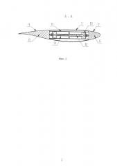 Модель несущей поверхности летательного аппарата (патент 2653773)