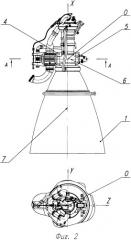 Узел качания камеры жидкостного ракетного двигателя (жрд) (патент 2555092)