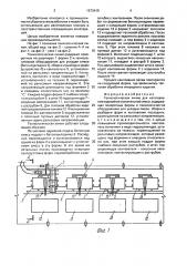 Технологическая линия для изготовления изделий из строительной смеси (патент 1673449)