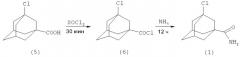 Способ получения 1-хлорадамантил-3-формамида (амида 1-хлорадамантил-3-карбоновой кислоты) (патент 2455282)