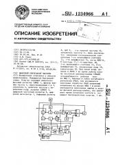 Цифровой синтезатор частоты (патент 1234966)