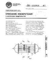 Кожухотрубный теплообменник (патент 1232924)