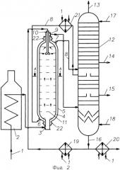 Установка для проведения термодеструкции нефтяных остатков (варианты) (патент 2318859)