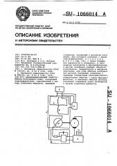 Синхронизированный электропривод постоянного тока (патент 1066014)