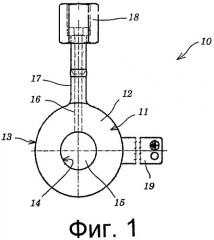 Соединительный патрубок для измерительных приборов и снабженный таким соединительным патрубком измерительный зонд (патент 2359241)