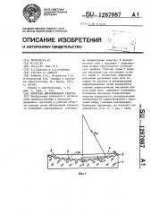 Вогнутая дифракционная решетка (патент 1287087)