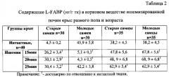 Способ прогнозирования развития острого повреждения почки в условиях тепловой ишемии в эксперименте в зависимости от возраста и пола животных (патент 2583950)