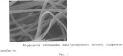 Многослойный материал с хитозановым слоем из нано- и ультратонких волокон (патент 2522216)