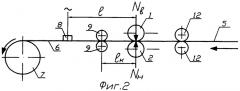 Способ продольной резки движущейся стальной полосы и устройство для его осуществления (патент 2281189)