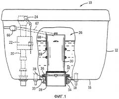 Промывочный клапан контейнерного типа (патент 2394130)