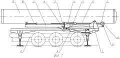 Пусковая установка для транспортирования и минометного старта ракеты из транспортно-пускового контейнера (патент 2555056)