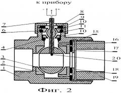 Многофункциональный шаровой кран с герметичным вводом вращения (варианты) (патент 2338943)