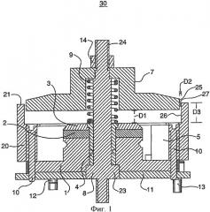 Электромагнитный исполнительный механизм с увеличенными начальным усилием и усилием блокировки (патент 2380779)